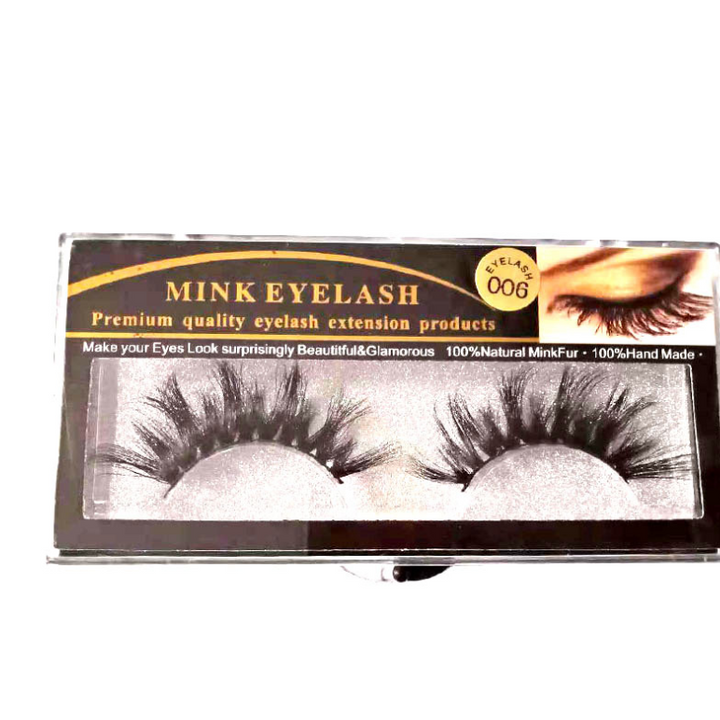 3D mink hair false eyelashes natural thick European and American wholesale handmade eyelashes