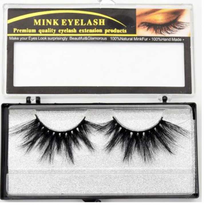 3D mink hair false eyelashes natural thick European and American wholesale handmade eyelashes