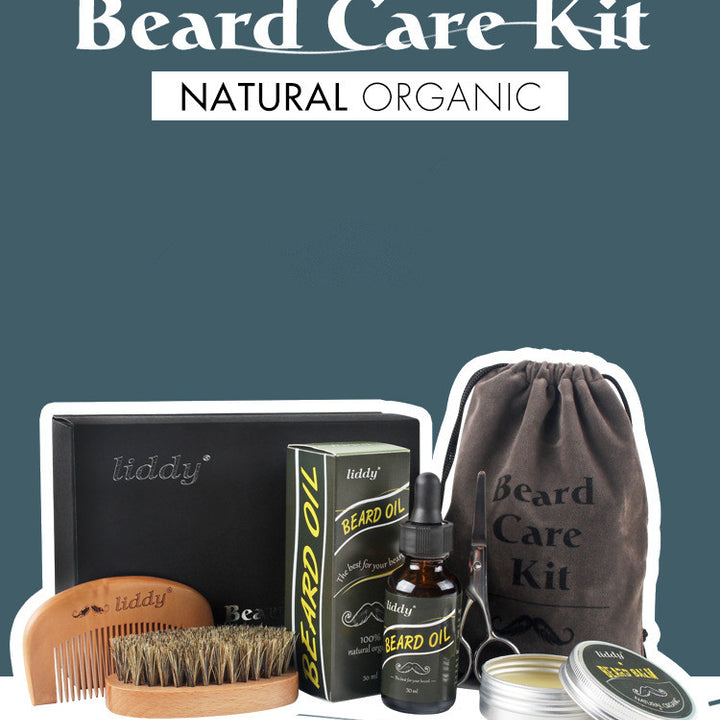 Men's beard care kit essential oils