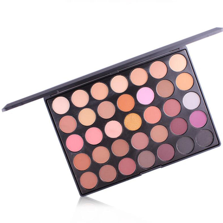 New 35 Colors of Shimmer Matte Shadow Eyeshadow Palette - The Palette B