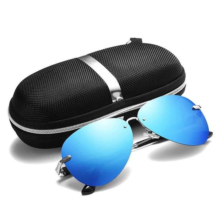Gafas de sol de marca de lujo para hombre.